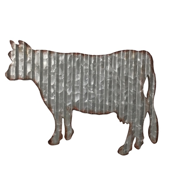 Metal Cow & Wall Letter Holder Accessories Decor Country Primitive New - Picture 2 of 7